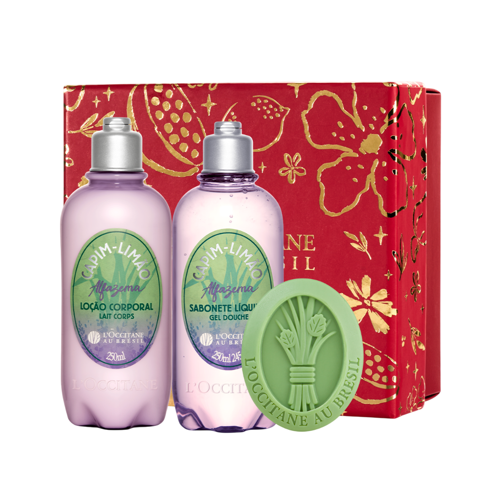 Presente Capim-Limão Alfazema: Sabonetes e Loção Corporal, ,  large image number 0